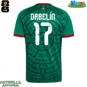 Mexiko Orbelin Pineda #17 Hemmatröja VM 2026 Kortärmad